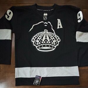 Los Angeles Kings #9 Adrian Kempe Alternate Black Adult XL (54) NWT